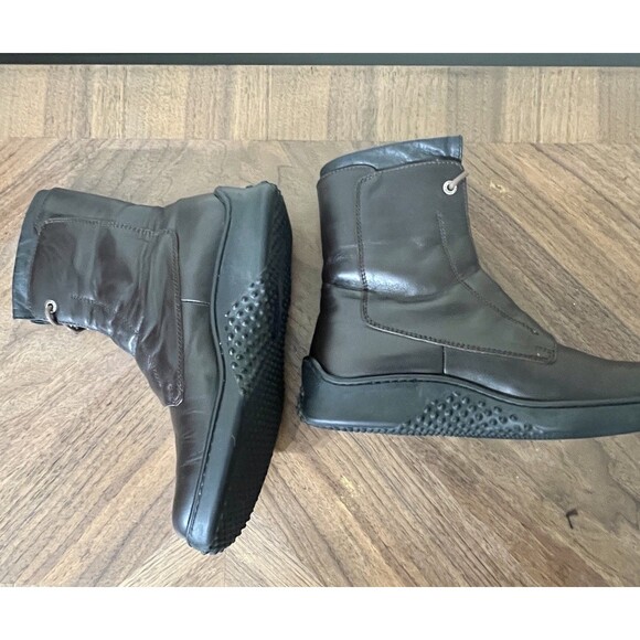 Wolky AR Bootie Boot Women 8.5 Brown Leather Grip Bottom Utility Hiking Comfy - Picture 4 of 8